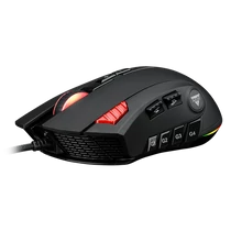 GWINGS vezetékes egér 9900M gaming egér 12 gomb, állítható súly