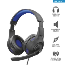 TRUST Gamer fejhallgató 23250, GXT 307B Ravu Gaming Headset for PS4/ PS5