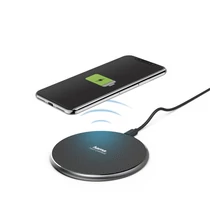 HAMA VEZETÉK NÉLKÜLI MOBILTELEFON "QI-FC10" TÖLTŐ, 10W, FEKTE