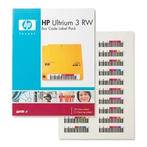 HP Adatkazetta cimke csomag LTO3 RW BAR CODE / 100 DB