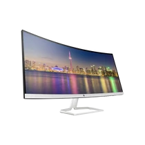 HP LED Monitor 34" 34f Curved AG IPS 3440x1440, 16:9, 1000:1, 300cd, 5ms, AMD Freesync, 2xHDMI, ezüst