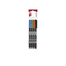 ICO Alkoholos marker készlet, OHP, 0,3 mm, S, , 4 különböző szín