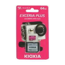 KIOXIA Memóriakártya SDXC 64GB CL10 UHS-I U3 + adapter (TOSHIBA)