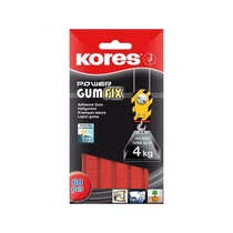 KORES Gyurmaragasztó, 60 kocka/csomag, extra erős,"Power Gumfix"