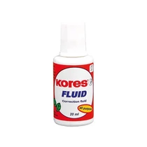KORES Hibajavító folyadék, oldószeres, 20 ml,"Fluid"