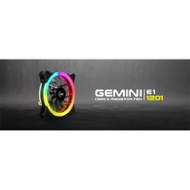 KWG rendszerhűtő GEMINI E1-1201 1db case fan