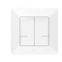 LEGRAND Vezeték nélküli kapcsoló - kettős egypólusúValena Life Netatmo fehér