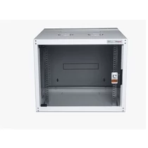 LEGRAND hálózati rackszekrény, 19` 9U SZÉL: 600 MÉLY: 450 MAG: 495 szürke egyrészes, üvegajtós készre szerelt MAX: 65