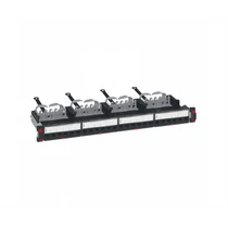 LEGRAND patch panel 19`-1U 24xRJ45 Cat5e árnyékolt (FTP) 6xRJ45 kazettás/LCS3 gyorscsatlakozós portok egyenes 100MHz 1G