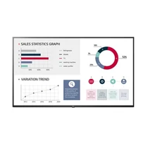 LG 16/7 LFD 55" 55UL3G-B, 3840x2160, 400cd/m2, 8ms, 1200:1, 3xHDMI/2xUSB 2.0/RS232C In&Out/RJ45 In/Audio Out, hangszóró