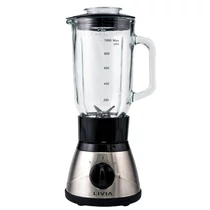 LIVIA - Turmixgép 350W 2 Sebességes 1L, Szürke, BL10RST