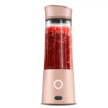 LIVIA - Turmixgép Akkumulátoros 400ml, Rózsaszín, LTS400