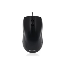 LOGIC Vezetékes egér optikai LM12 USB, 1000dpi, Fekete