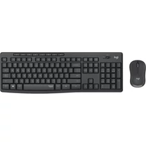 LOGITECH Billentyűzet + egér - MK295 Silent Vezeték Nélküli Combo HUN, Grafitszürke