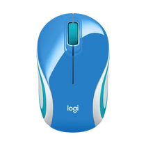 LOGITECH Egér - M187 Wireless Optikai Nano Kék