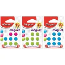 MAPED Mágnes, kerek, 10 mm, , vegyes színekben