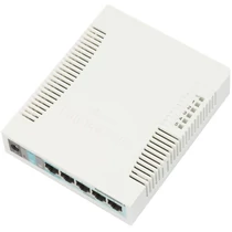 MIKROTIK Switch - CSS106-5G-1S - (RB260GS), 5GbitLAN, 1SFP, Passive PoE, Műanyag