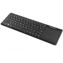 MODECOM Vezeték nélküli Billentyűzet MC-TPK2 Touchpad HUN, Fekete