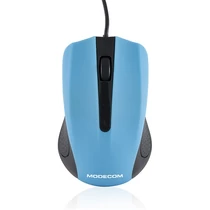 MODECOM Vezetékes egér optikai M9 USB, 1000dpi, Kék
