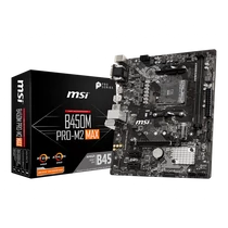 MSI Alaplap AM4 B450M PRO-M2 MAX AMD B450, mATX