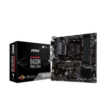 MSI Alaplap AM4 B450M PRO-VDH AMD B450, mATX