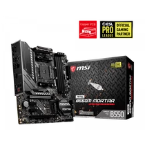 MSI Alaplap AM4 B550M MORTAR AMD B550, mATX