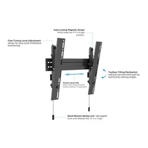 Multibrackets VESA falikonzol Super Slim, dönthető 400 MAX, 32-55"