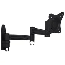 Multibrackets fali rögzítő konzol 360 III, karos, dönthető, forgatható 15-32", fekete