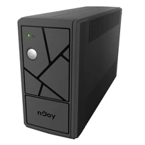 NJOY Szünetmentes 600VA - Keen 600 (2 Schuko, line-interaktív, RJ11/45 vonalvédelem, fekete)