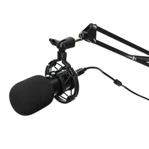 OMEGA gaming mikrofon, VARR VGMTB, USB, fekete