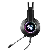 OMEGA sztereó gaming fejhallgató, VARR VH8030, USB, 2x jack, RGB, fekete