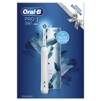ORAL-B Pro 1 750 White Elektromos Fogkefe  (Cross Action fejjel + excluzív útitok)