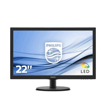 PHILIPS TFT-LCD monitor 21,5" 223V5LSB2/10,  1920x1080, 16:9, 200cd/m2, 5ms, 60Hz, VGA