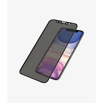 Panzerglass kijelzővédő, Apple iPhone XR/11 Case Friendly, Betekintésvédő, Fekete