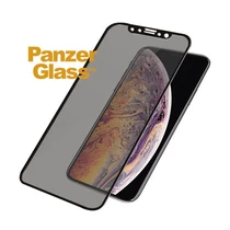 Panzerglass kijelzővédő, Apple iPhone X/Xs Case Friendly, Betekintésvédő, Fekete