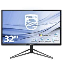 PHILIPS 4K Ambiglow MVA monitor 31.5" 326M6VJRMB, 3840x2160, 16:9, 600cd/m2, 4ms, HDR, 60Hz, 3xHDMI/DP/4xUSB, hangszóró