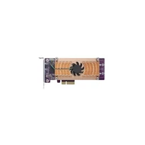 QNAP Bővítő Kártya QM2-2P-384 kettő M.2 22110 vagy 2280 PCIe (Gen3 x 4) NVMe SSD bővítőhely