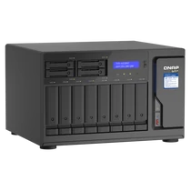 QNAP NAS 12 fiókos TVS-h1288X-W1250-16G XEON 6x3,3GHz, 2x8GB RAM, 4x2.5G/1G/100M,  2 x 10GBASE-T (10G/1G)