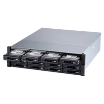 QNAP NAS 16 fiókos TS-1683XU-RP-E2124-16G Xeon 4x3.3Ghz, 16GB RAM, 4x100/1000, 2x10GbE SFP+, 4xType-A, 2xType-C USB3.2