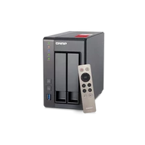 QNAP NAS 2 fiókos TS-251+-2G Celeron 4x2.0 GHz, 2GB RAM, 2 x 2x100/1000, 2xUSB3.2, 2xUSB2.0