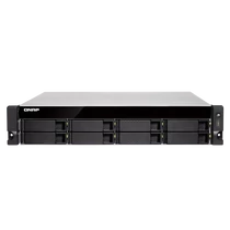 QNAP NAS 8 fiókos TS-877XU-RP-3600-8G AMD Ryzen 6x3,4GHz, 2x4GB RAM, 2x100/1000, 2x10GbE SFP+