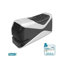 RAPID Tűzőgép, elektromos, 24/6, 26/6, 10 lap, RAPID "Fixativ 10BX", fekete