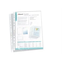 REXEL Genotherm, lefűzhető, A4, 50 mikron, víztiszta, REXEL