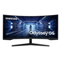 SAMSUNG Ívelt Gamer 165Hz VA monitor 34" G55T, 3440x1440, 21:9, 250cd/m2, 1ms, HDR, DP/HDMI, FreeSync Premium