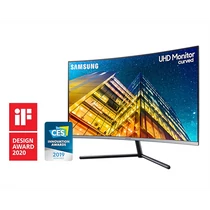 SAMSUNG Ívelt VA monitor 31,5" UR59C, 3840x2160, 16:9, 250cd/m2, 4ms, 2500:1, 60Hz, DP/HDMI