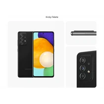 SAMSUNG Okostelefon Galaxy A52 5G (Dual SIM) 128GB, Király Fekete