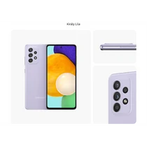SAMSUNG Okostelefon Galaxy A52 5G (Dual SIM) 128GB, Király Lila