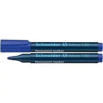 SCHNEIDER Alkoholos marker, 1-3 mm, kúpos, SCHNEIDER "Maxx 130", kék