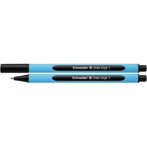 SCHNEIDER Golyóstoll, 0,3 mm, kupakos, SCHNEIDER "Slider Edge F", fekete