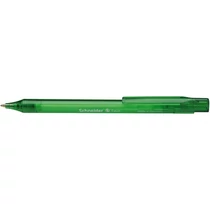 SCHNEIDER Golyóstoll, 0,5 mm, nyomógombos, SCHNEIDER "Fave", zöld